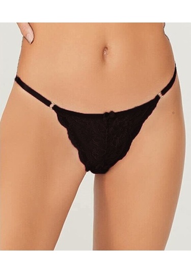 Kadın Dantelli Tanga Ipli String Külot