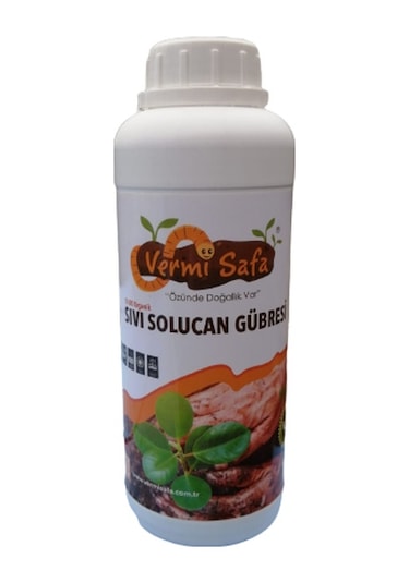 1 L %100 Organik Konsantre Vermisafa Sıvı Solucan Gübresi