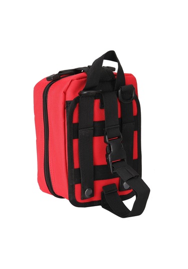 Yifomall Kırmızı Dış Mekan İlk Yardım Çantası - Dağcılık, Kamp İçin Taşınabilir Tıbbi Gereçler Seti Kırmızı