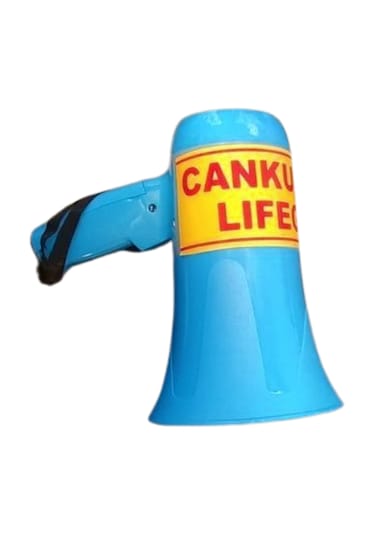 Cankurtaran El Megafonu 50 Watt Açık Mavi