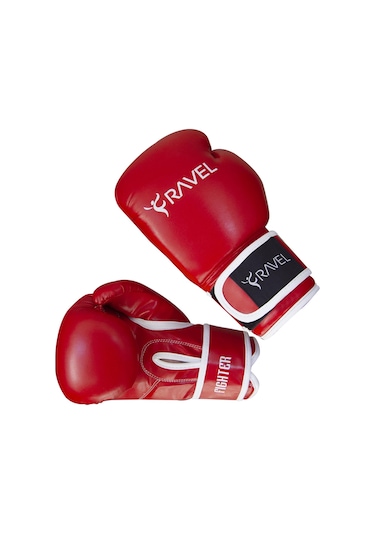 Delta_Store Ravel Fighter Deluxe Pu Dura-Strong 14 Oz Kırmızı Boks Eldiveni