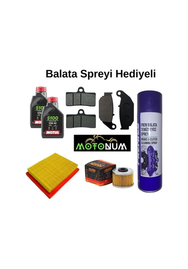Cf Moto Cl-x 250 Ön Arka Fren Balata Takımı Ve Bakım Seti Motul 5100