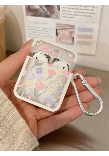 Cronax Airpods Uyumlu 2 İçin Silikon Kılıf Karabinalı 260867640 Pembe