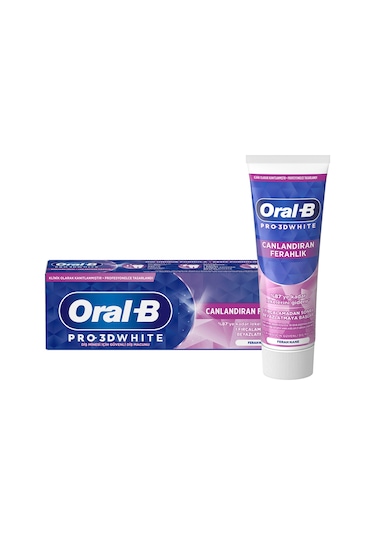 Oral-B Pro 3D White Canlandıran Ferahlık Diş Macunu 75 ML