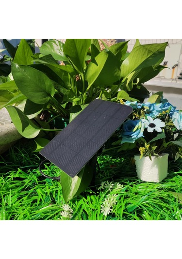 Güneş Çeşmesi 1.5w Elektrikli Su Pompası Açık Bahçe-siyah