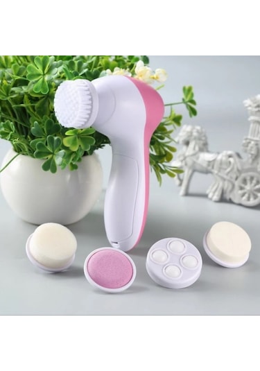 Hook 5'i 1 Arada Motorlu Yüz Bakım Masaj ve Temizleme Fırçası