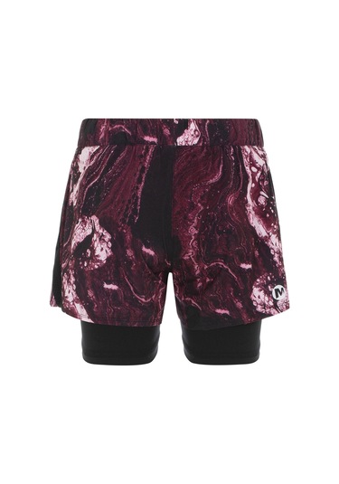 Merrell Merrell Kadın Koşu Şortu Reach P Beyaz/siyah/gri 27055 Bordo