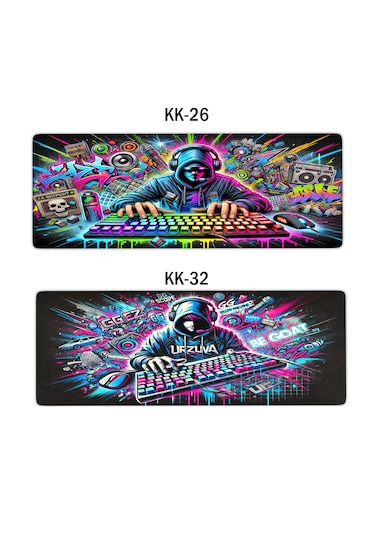 Gaming Oyuncu Xl Mouse Pad Kaydırmaz Dikişli Mousepad 80x30 Cm