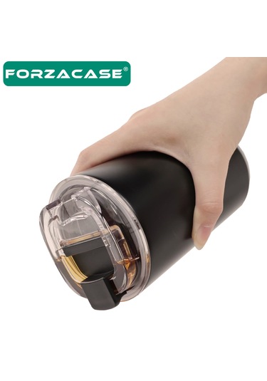 Paslanmaz Çelik 240ml Sıcak Soğuk Tutan Bardak Termos Fc845 Siyah