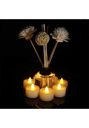 Cadılar Bayramı Şekerleri 12 Adet Cadılar Bayramı Alevsiz Adak Mumları Led Titreyen Adak Mumları Pil İle Çalışan Led Çay Işıkları Cadılar Bayramı Ev Dekorasyonu İçin Çok Renkli