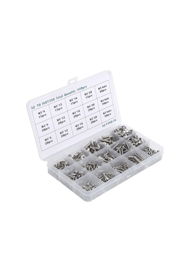 440 Adet M3-m5 Vida Somun Seti Kaiyi Standart