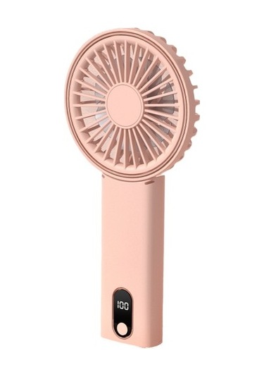 Yüksek Rüzgar Gücüne Sahip Usb Katlanır El Tipi Fan 3910 Pembe
