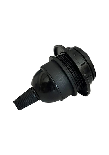 İtalyan Tip E27 Duy Vidalı Yarım Diş Avize, Abajur, Ağaç Feneri Duyu Halkalı 5 Adet Bakalit