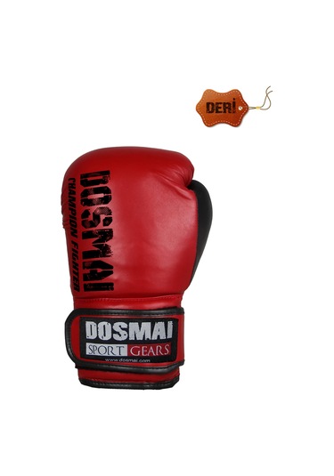 Dosmai Profesyonel Deri Boks Kick Boks Eldiveni Kırmızı Siy El347 Kırmızı - Siyah