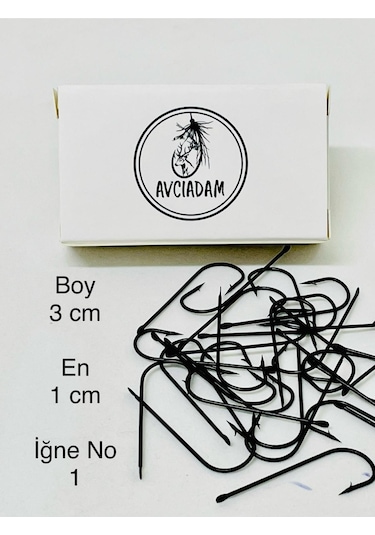 Siyah Duz İğne No:1 -19005