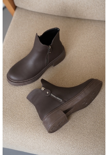 Daxtors D0899 Soğuk Geçirmez Kışlık Kadın Bot & Bootie Siyah