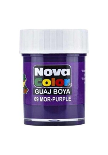 Nova Color Guaj Boya Mor Şişe - 4 Adet Kırmızı