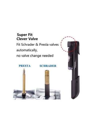 Vkemall Gıyo Bisiklet Lastik Tamir Seti: Presta-schrader Valfler İçin 120psı Mini Pompa, Tamir Tableti, Yama Ve Aksesuarlar