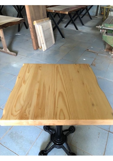 Bintaşmobilya Naturel Kütük Cafe Masası