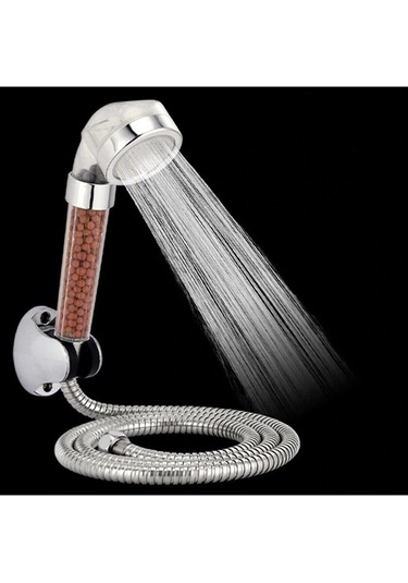 Büro Ev Banyosu İçin 3parça Filtreli Duş Başlığı Hortum Mafsal Seti Diğer