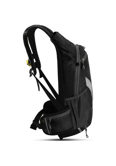 Xianwen 15 L Dış Mekan Bisiklet Sırt Çantası Su Geçirmez Siyah