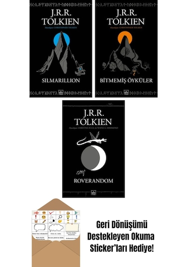 Silmarillion + Bitmemiş Öyküler + Roverandom Siyah Kapak