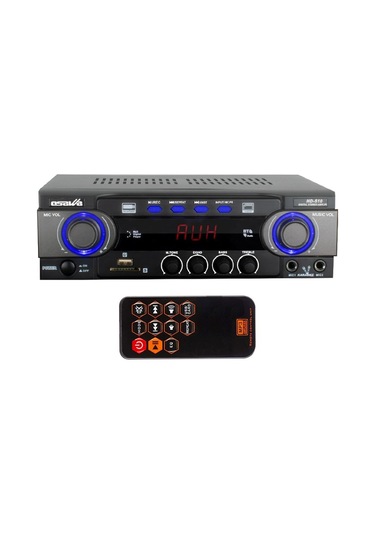 Osawa HD-510 100W USB-SD 2 Mikrofon Giriş St. Mixer Anfi