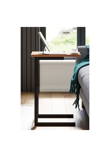 Ceramical C Sehpa - Atlantik Çam / Siyah - 67x46x36 Cm Atlantik Çam