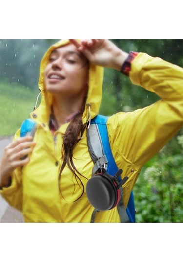 Yuntech01 Eva Sabit Yapı İş İçin Su Geçirmez Kol Saati Saklama Çantası Apple Watch Şarj Kutusu Siyah