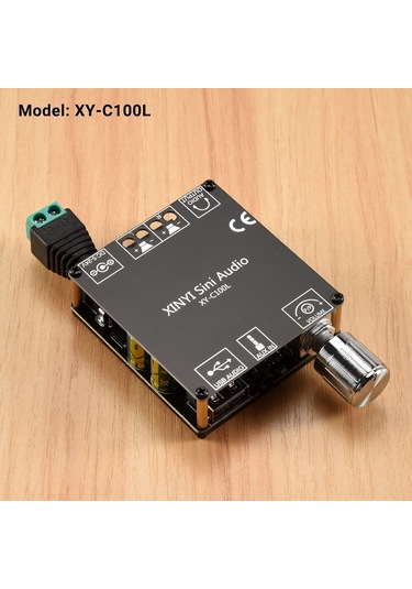 Vkemall Xy-c100l Xınyısiniaudio 100w İkili Sesli 360 Derece Bluetooth Dijital Güç Amfi Kartı