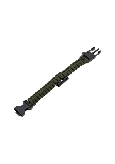 Jokmae Koyu Yeşil Paracord Acil Durum Bilekliği - Şişe Açacağı Diğer