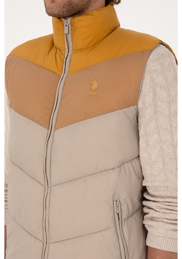 U.s. Polo Assn. Erkek Camel Yelek Dokuma 50311644-vr015 Camel