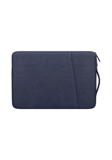 Springsun 15.6 İnç Macbook Xiaomi Huawei Pro İç Çantası - Lacivert Renkli, Yumuşak Kumaş, Dayanıklı Ve Stylish Dizüstü Bilgisayar Kılıfı