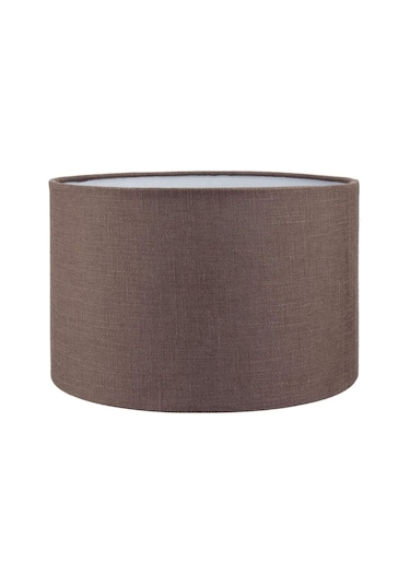Silindir Abajur Başlığı Kahverengi Çap 30 Cm A851 Kahverengi