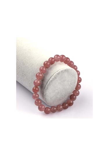 Çilek Kuvars Bileklik 8 Mm