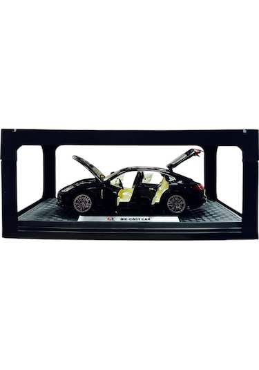 1:24 Metal Model Koleksiyon Araba Porsche Siyah 21 Cm Cz127b