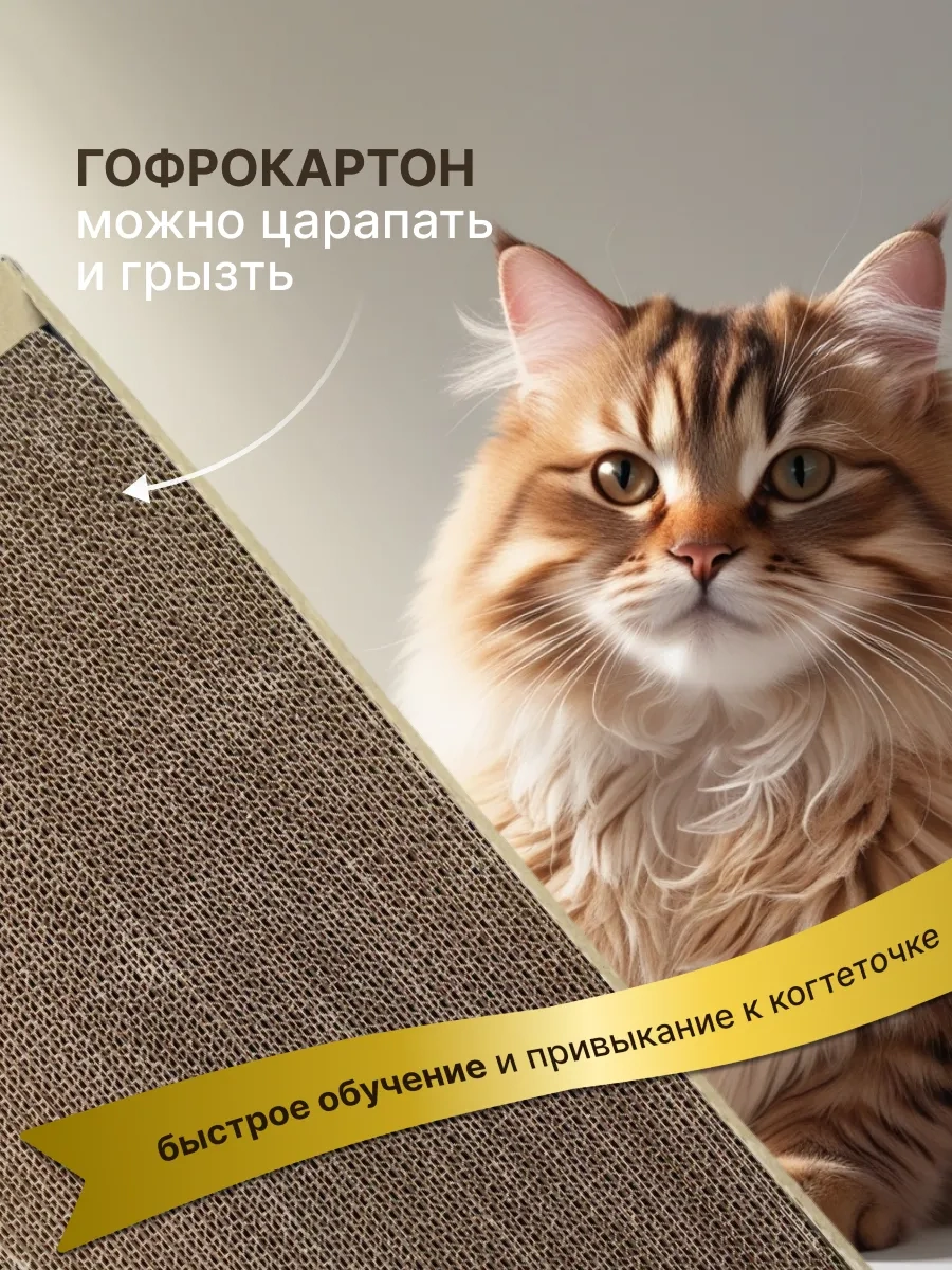 Kogtedralka Karton Tırmalama Tahtası Kedi Ve Köpekler İçin Oyuncaklardan Biridir. 272968074