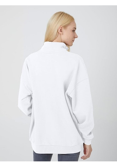 Ltb Bonoho Kadın Sweatshirt 105 Beyaz