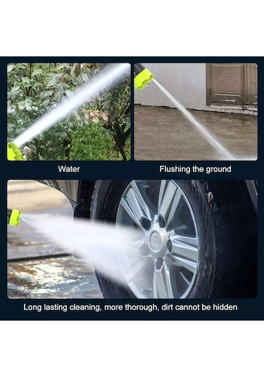 Valkyrie Şarjlı Ve Yüksek Basınçlı İlaçlama Oto Yıkama Ve Sulama Tabancası 6 Farklı Püskürtme 24v 15.000mah Yüksek Kapasite