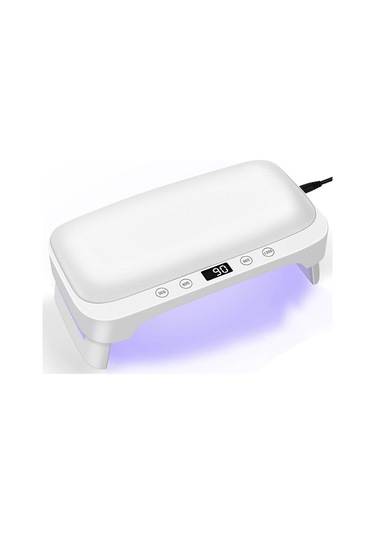 Xurunkeji Kol Dayanaklı Uv Tırnak Lambası, Uv Eldiven, Jel Oje İçin Led Tırnak Işığı, 4 Zamanlayıcılı Katlanabilir Tırnak Kurutucusu, Ab Fişi