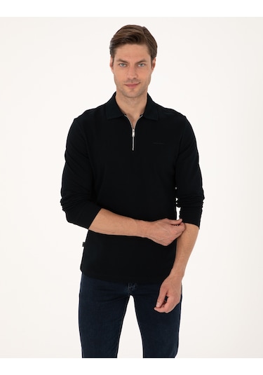 Pierre Cardin Erkek Siyah Sweatshirt 50314046-vr046 Siyah