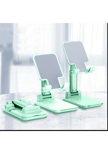 Zore MS-11 Tablet Telefon Standı-Yeşil Yeşil