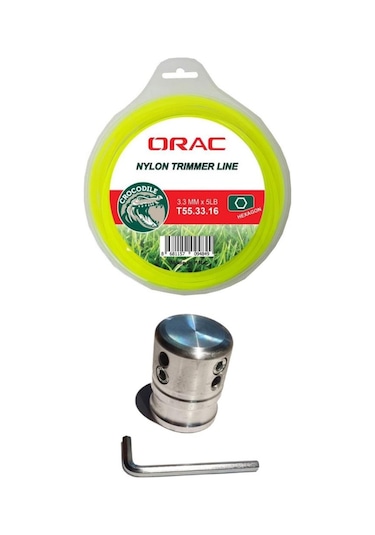 Tırpan Örümcek Başlık Ve Orac Altı Köşe Tırpan Misinası