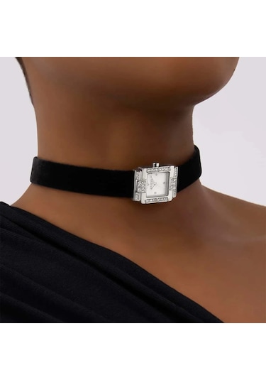 Guess Gugw0947l1 Kadın Kolye Saat Metalik Gri