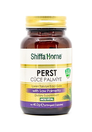 Perst Cüce Palmiye Saw Palmetto 670mg 60 Kapsül Aksu Vital