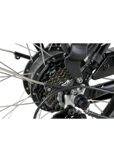 Alba Fold E Premium Katlanır Elektrikli Bisiklet Şampanya Lcd Gösterge 13ah Batarya Antrasit - Gri