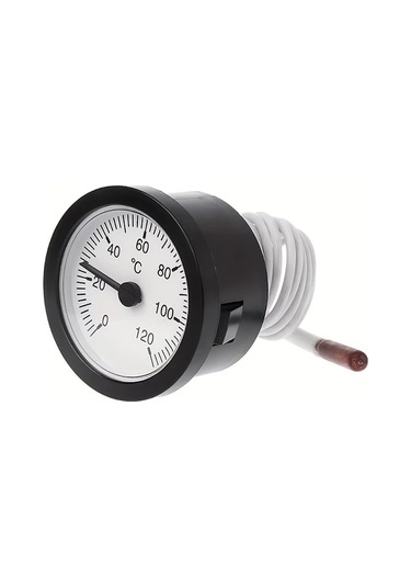 Chuangyinshop 1 Adet Profesyonel Kadranlı Termometre 0-120 C Su Yağ Çift Kullanım 100cm Prob