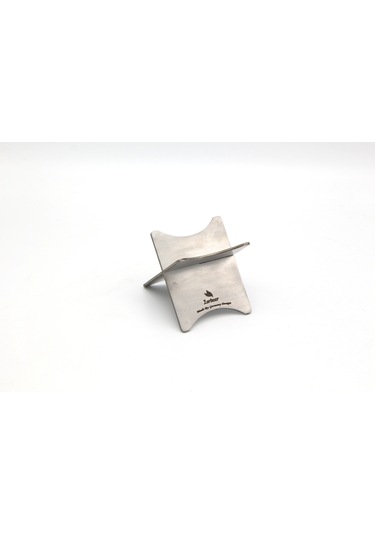 Lorbeer Puro Tutucu Sehpa Krom Paslanmaz