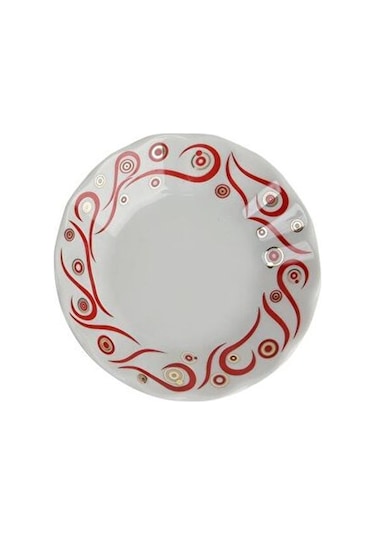 Porland Kırmızı Yakamoz Çay Tabağı 11 Cm