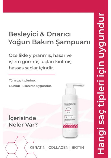 Besleyici & Onarıcı Yoğun Bakım Şampuanı 100 Ml